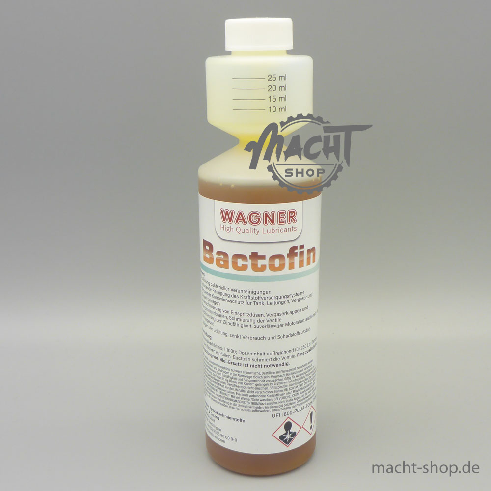 Benzin Zusatz Bactofin 250 ml Stabilisator Additiv – Macht Shop